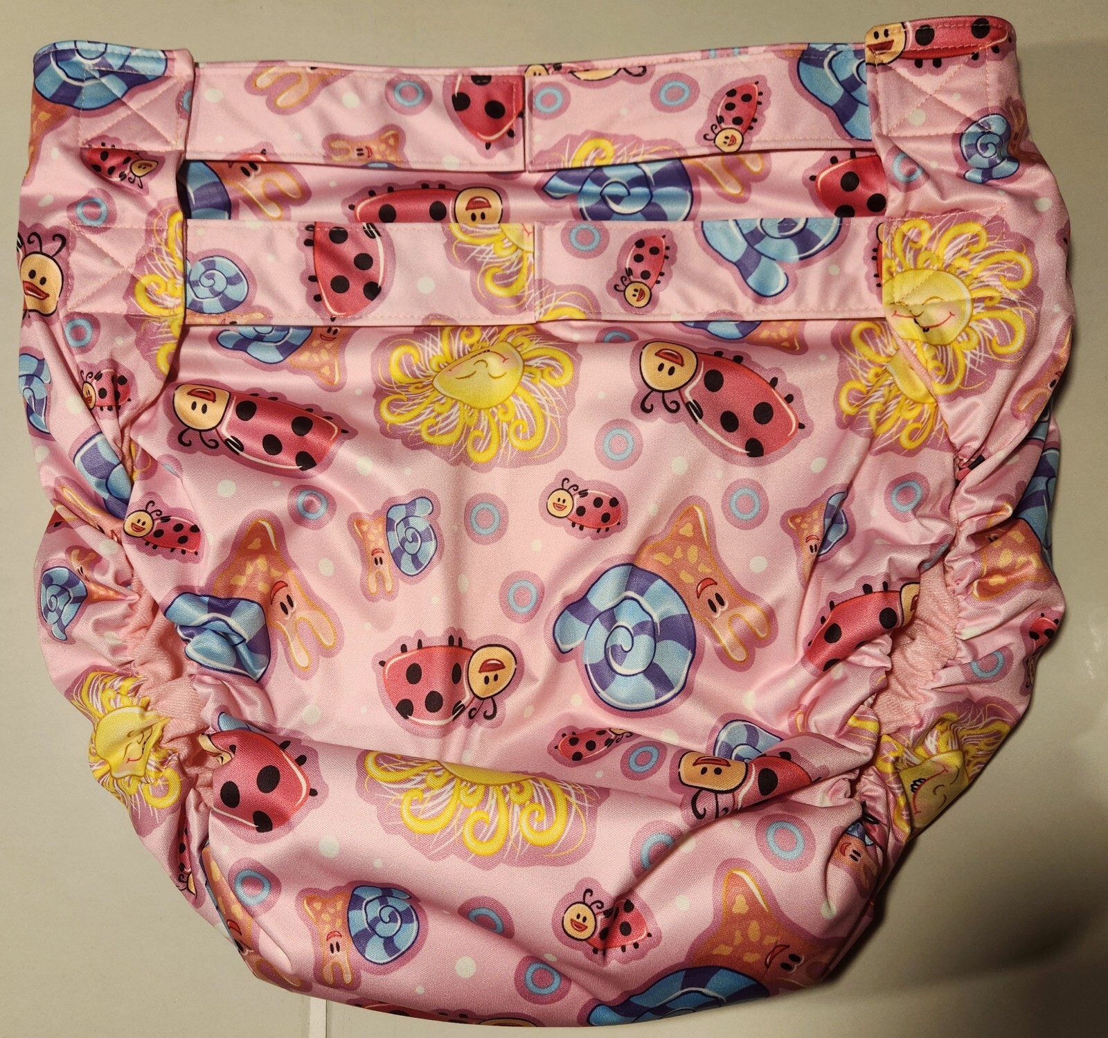 Dependeco All In One PUL adult diaper S/M/L/XL (happy day pink)