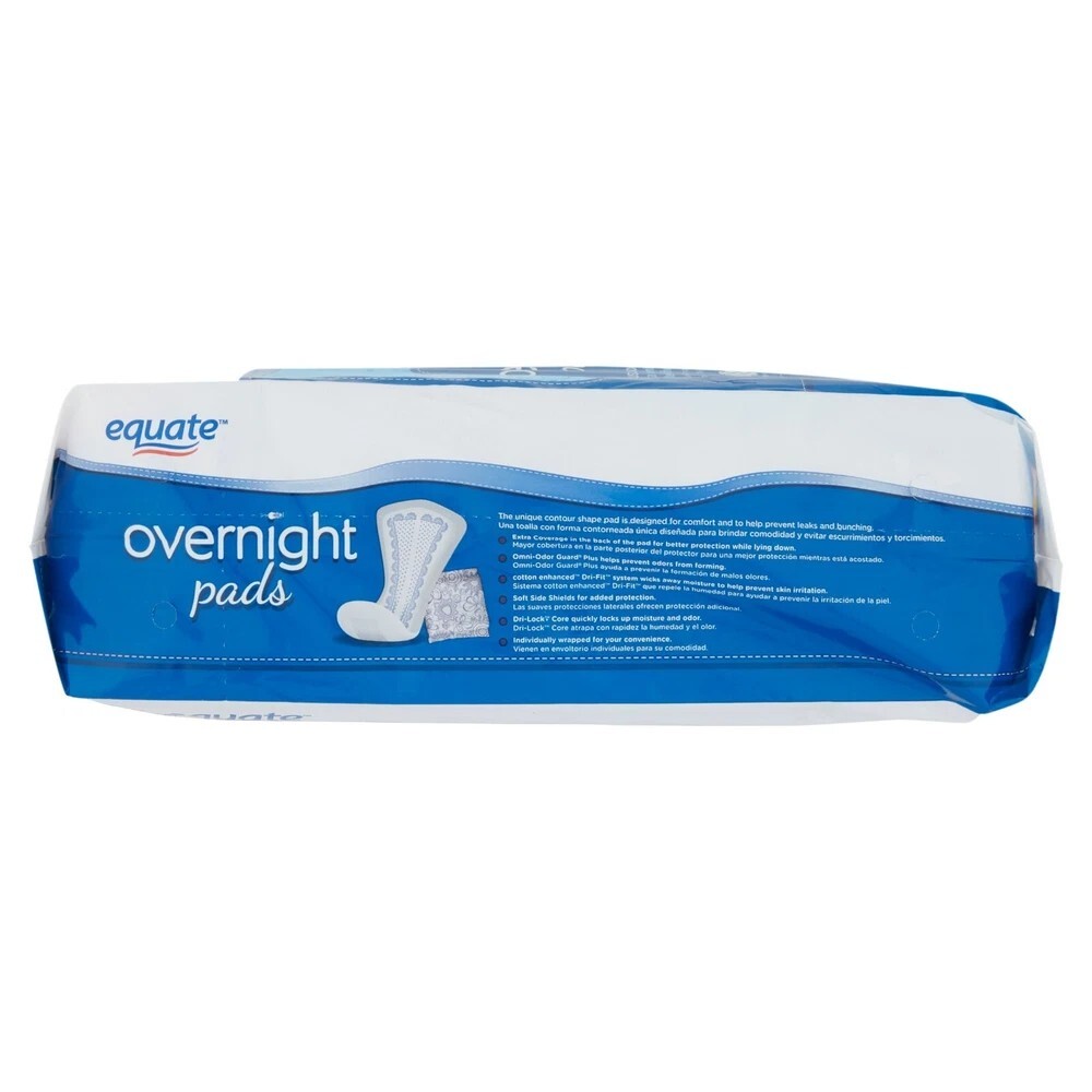 Equate Women’s Overnight Ultimate-Extra Coverage Incontinence Pads