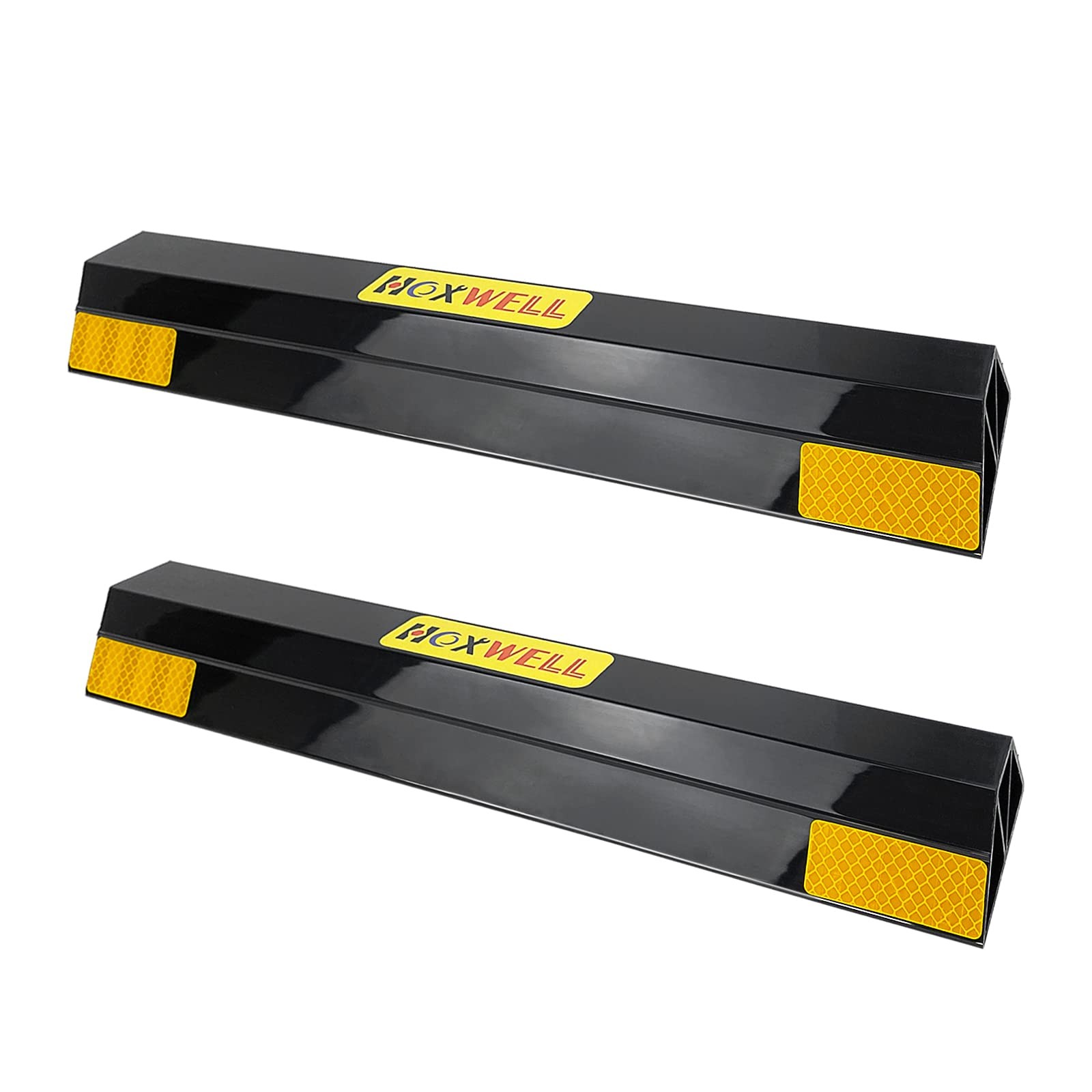 2 PCS 16×3.7×1.8 Inch Heavy Duty Parking Aid Garage Walls Stopper Gadget