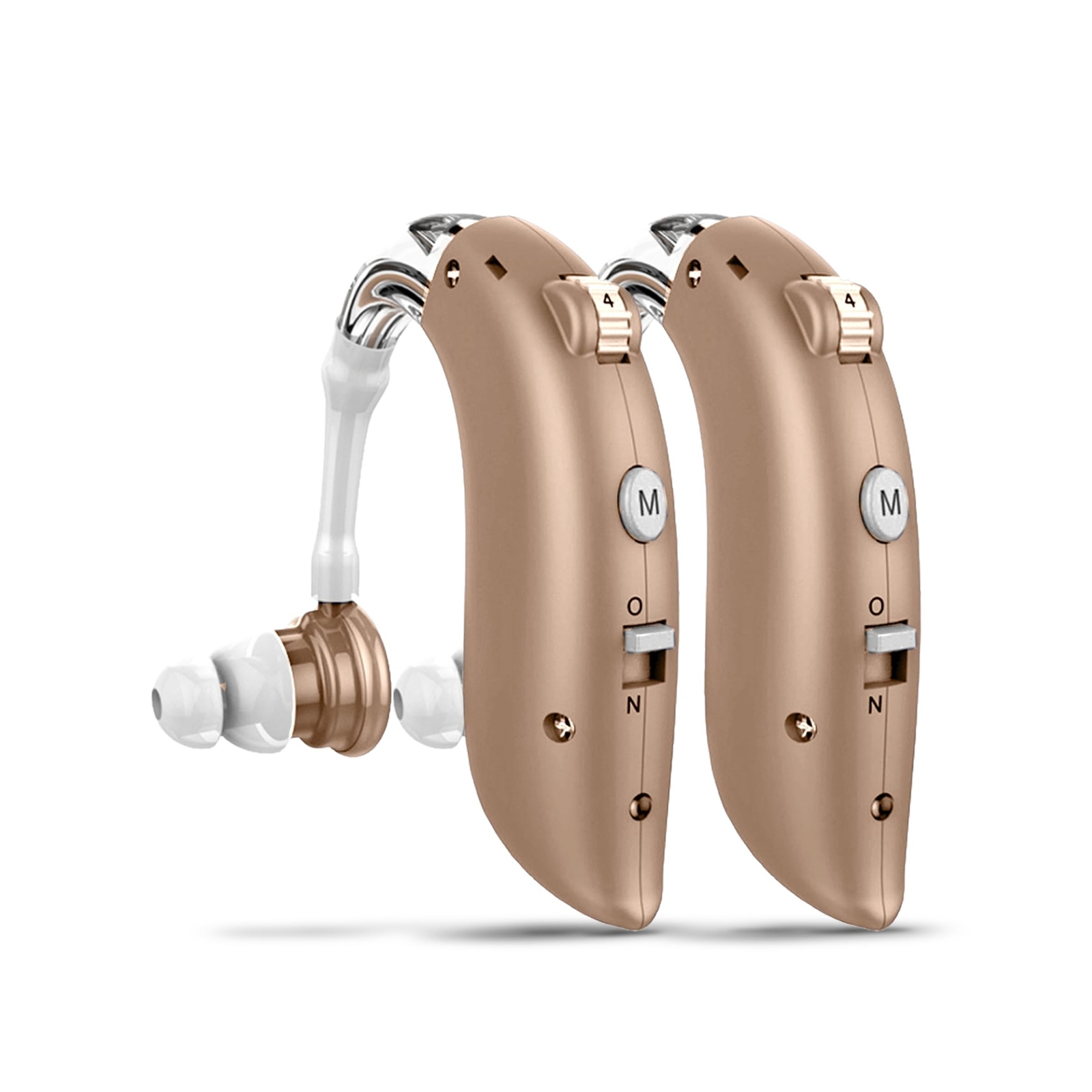 High-Performance Hearing Aids for Seniors Severe Hearing Loss, (Pair) Recharg…