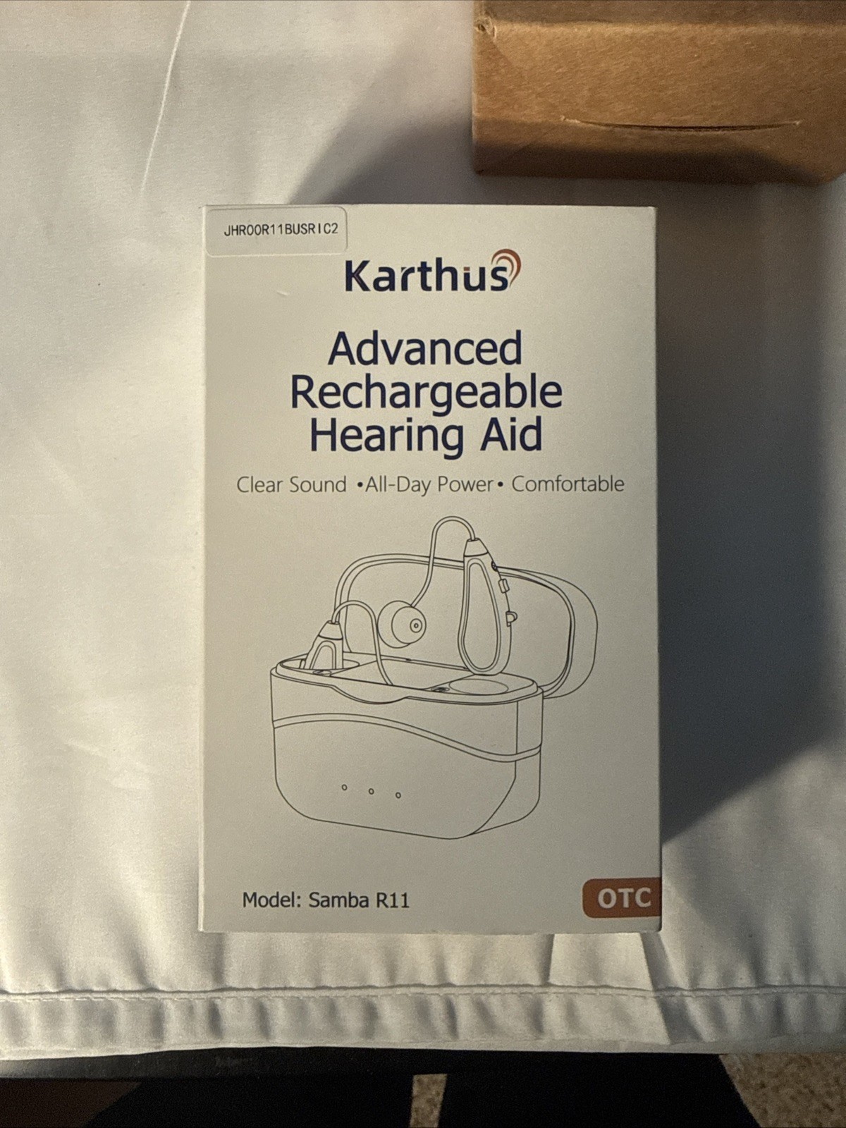 Karthus Advanced Rechargeable Hearing Aid Samba R11 Black/White