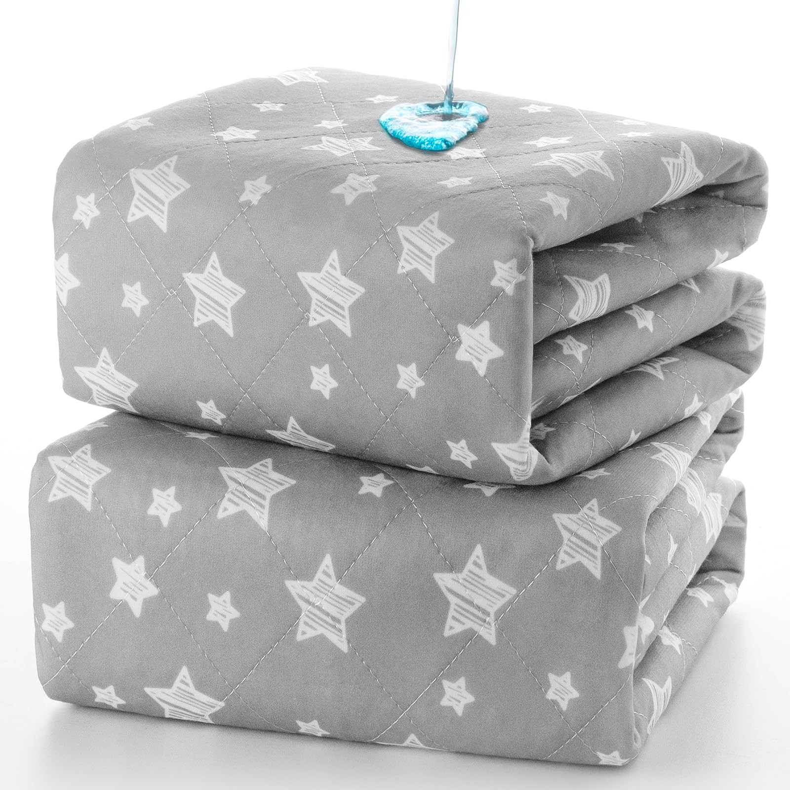 Waterproof Bed Pads Washable 34″ x 36″ (2 Pack), Absorbent Chuck Pads for Inc…
