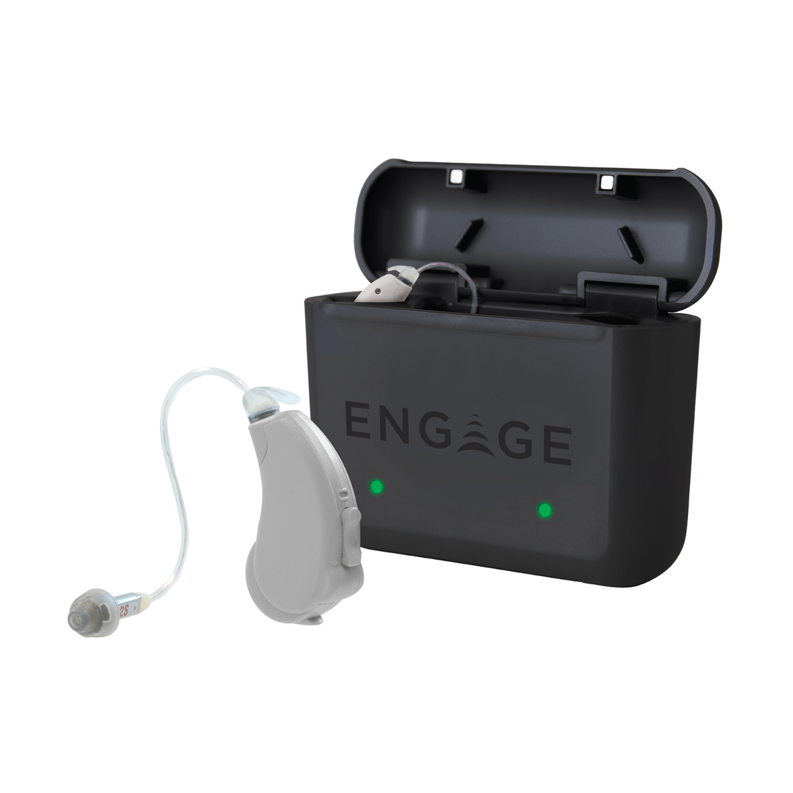 Lucid Hearing Engage Rechargeable OTC Hearing Aids (Grey) Android