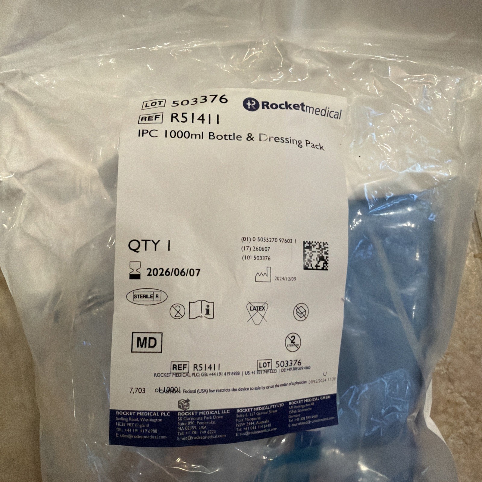 – General • ROCKET MEDICAL For Sale ROCKET MEDICAL R51411 ROCKET Exp 6/7/26