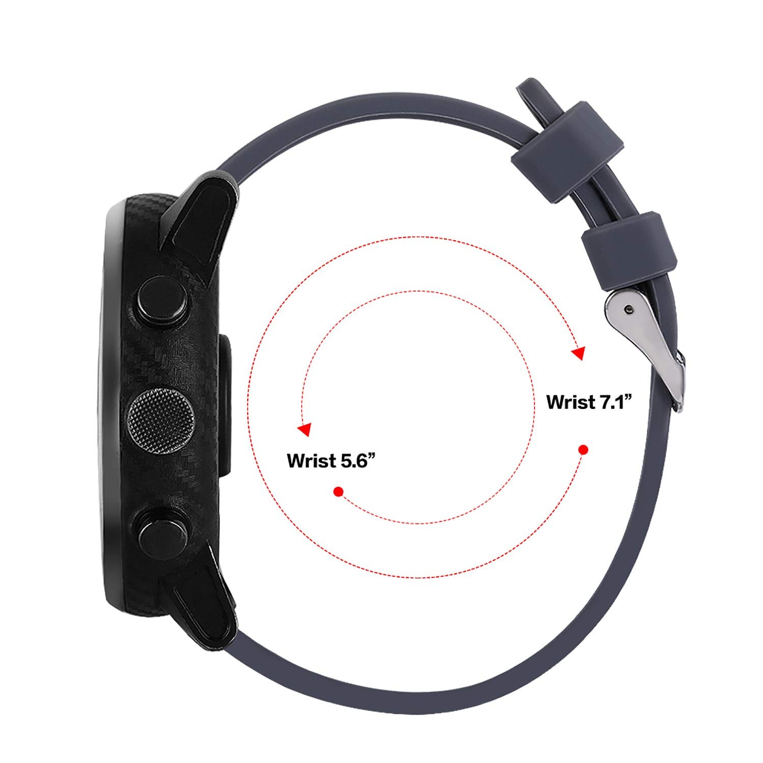 FitTurn 6pack Bands Compatible with IP67 120 millimeters, SixColors