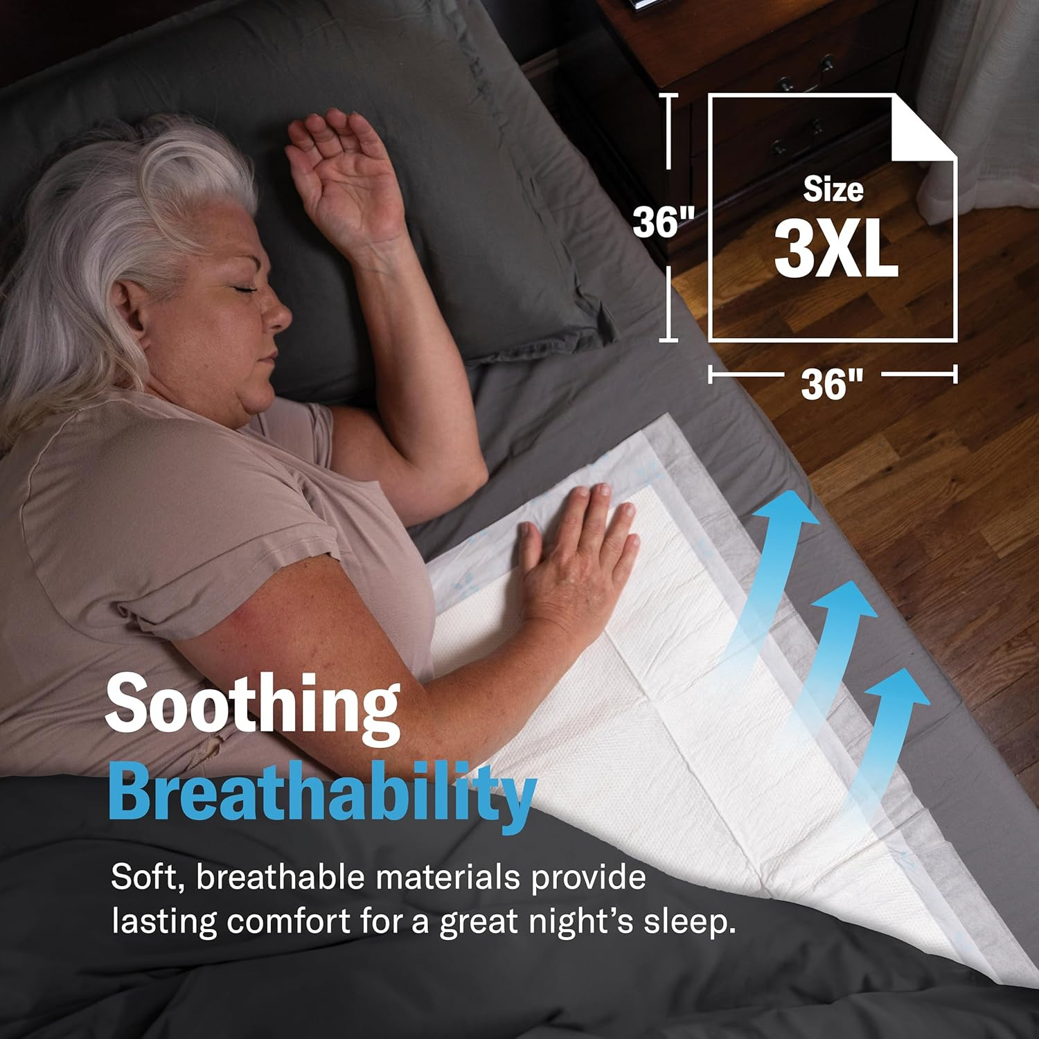 CHUCKS MAX Adult Disposable Bed Pads 3XL (36 X 36″), 400 Lbs. 20 Pads, Package M