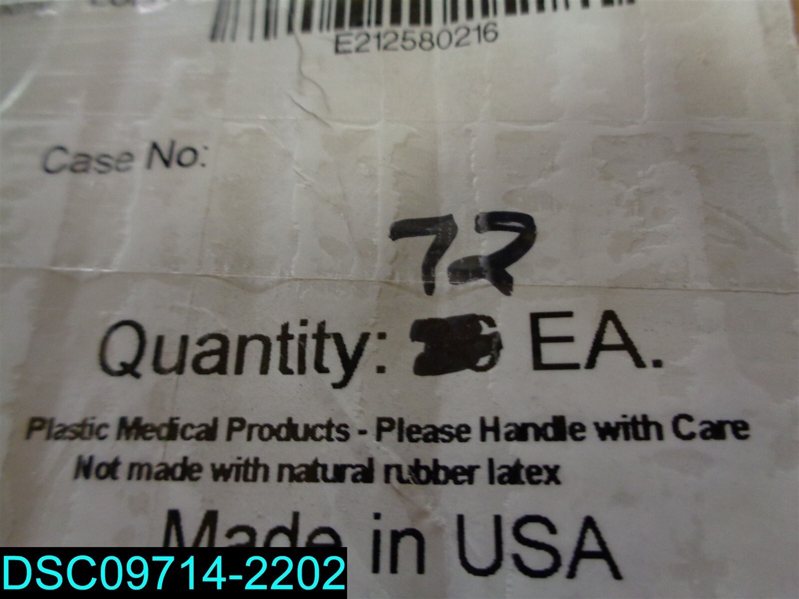 QTY=72: MEDEGEN H145-01 1000CC FEMALE URINAL 23.60″ X 23.30″ X 18.80″
