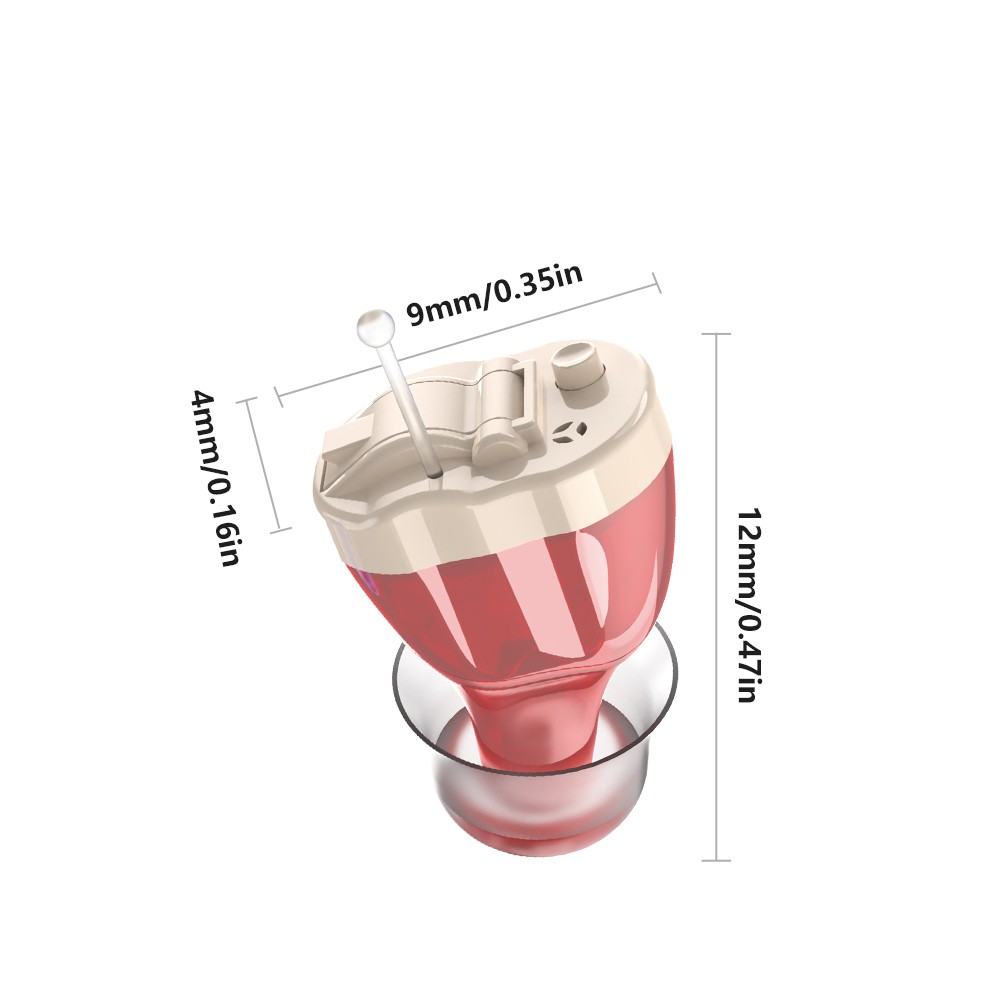 Digital Invisible Hearing Aid Mini In-Ear Enhancer Voice Sound Hearing Amplifier