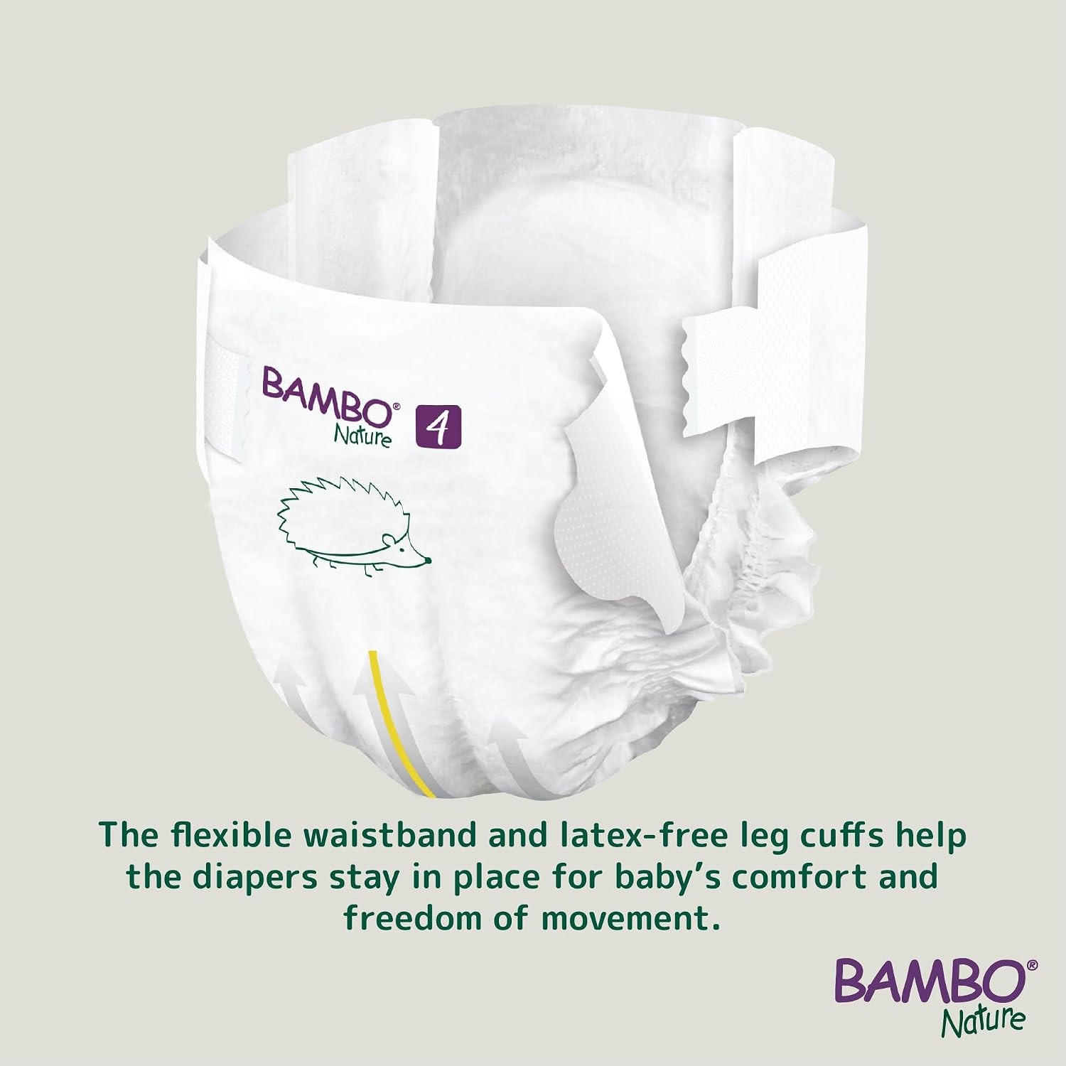 Bambo Nature Hypoallergenic Baby Diapers, Eco-Labeled Diapers, Enhanced Leakage