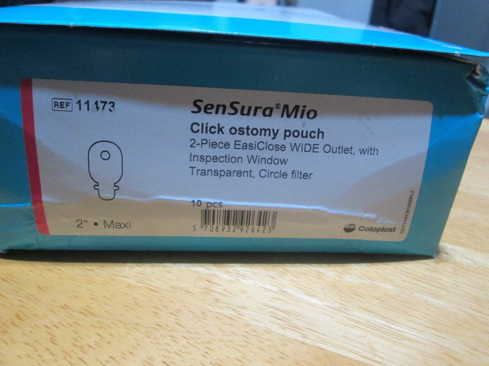 10 Coloplast 11473 SenSura Mio Click Ostomy Pouches 2″ Flange Exp. 2026
