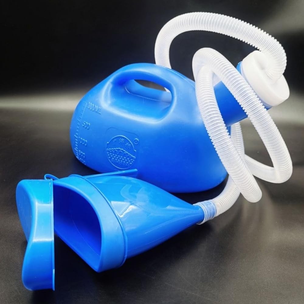 Unisex Female or Male Bed Urinal,YUMSUM Universal Potty Pee Bottle Collector Tra