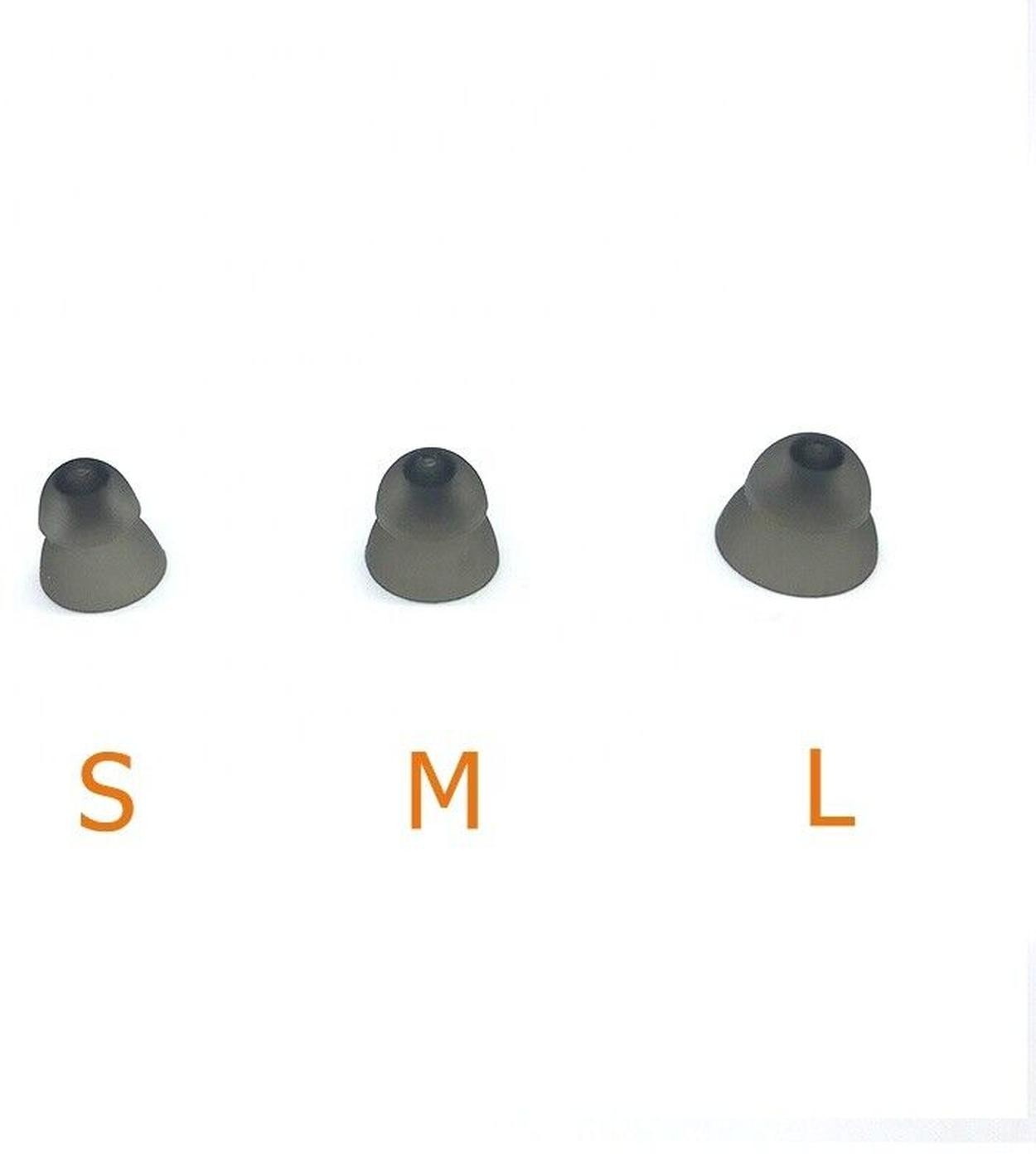 10 x EWANTO silicone power dome/shields for hearing aids size S (8 mm)