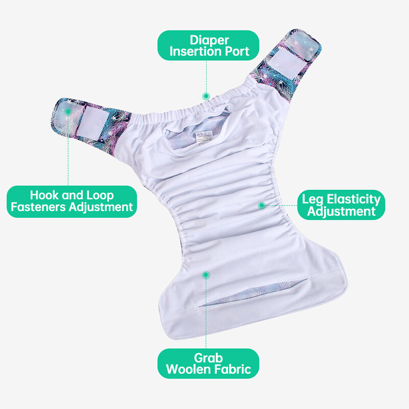 Adult Diapers Pant Washable Reusable Elderly Cloth Leak Proof Diapers Panties.