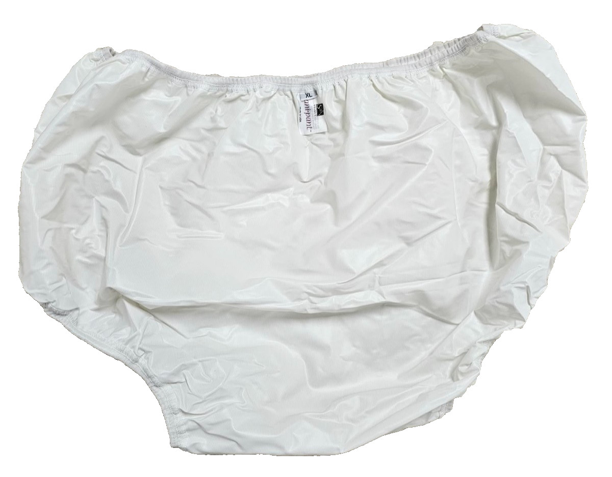 50 PACK of Sani-Pant Pull On XL Waterproof Adult Diaper Cover White, Made in USA
