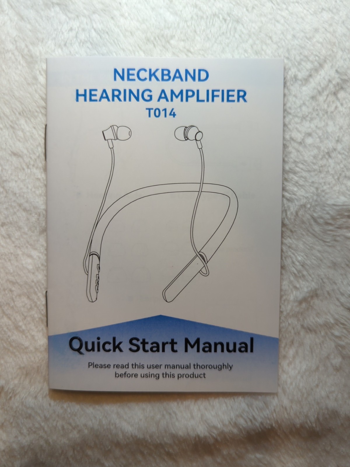 Digital Hearing Amplifier Rechargeable Wireless Neckband T014