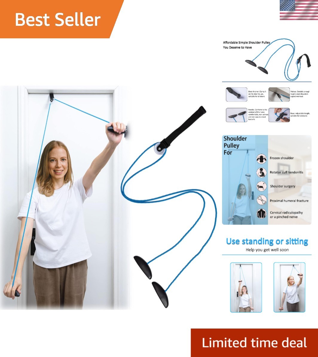 Lightweight and Safe Shoulder Pulley – Ideal for Rehab & Recovery Post-Surgery