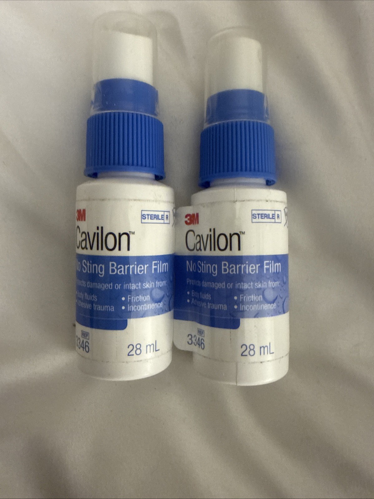 2 Cavilon 3M No Sting Barrier Film Protectant Spray 28mL 3346 Exp 2028 NEW