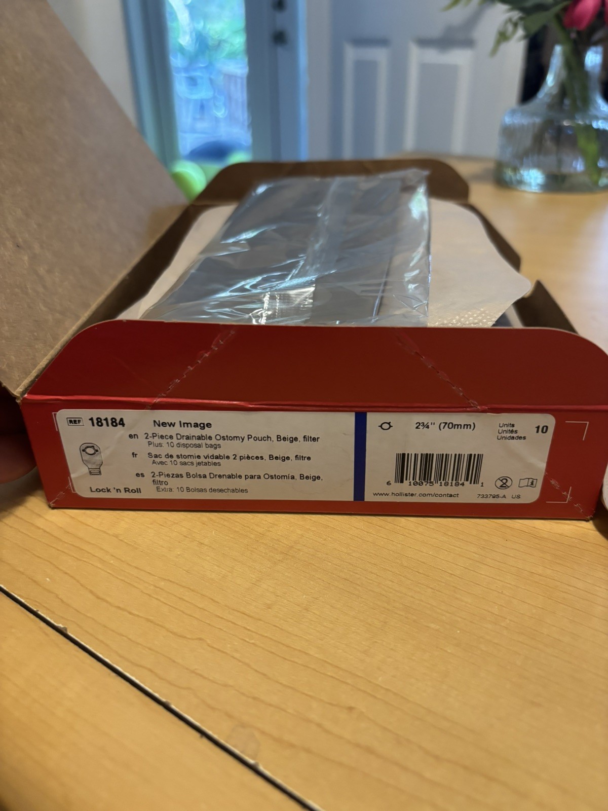 18- Hollister 18184 2-Piece Drainable Ostomy Pouches – Comes with 18 Bags Total!