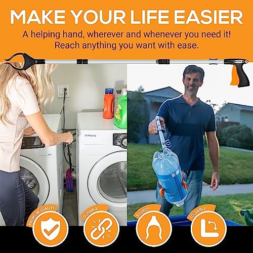 Pro 43″ Foldable Grabber Reacher Tool for Seniors – Grabbers 43″ (Pack of 1)