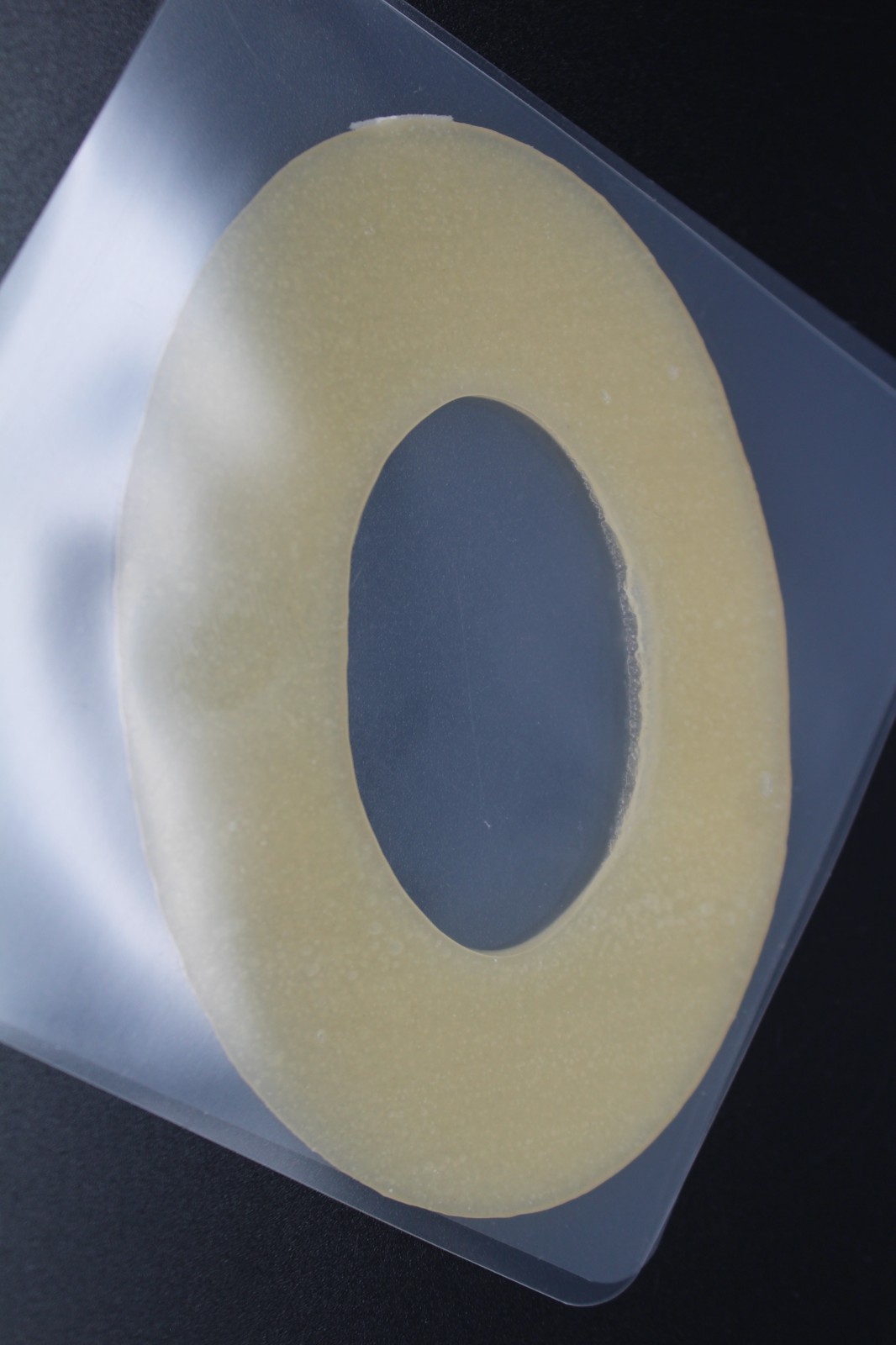 New! One Box of 10 NU-HOPE Hydrocolloid 4351-C #54 Oval Ostomy Skin Barriers
