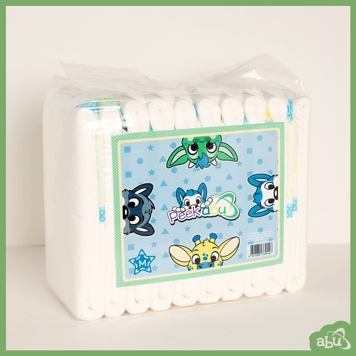 ABUniverse ABU PeekABU Diapers – Pack of 10
