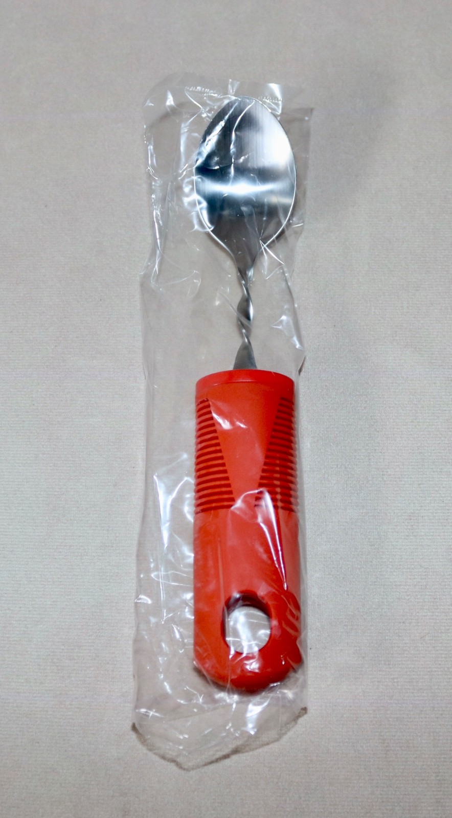 Carex Adaptive Cutlery Set ~ Red Set of 4 Oversized Bendable Utensils BRAND NEW