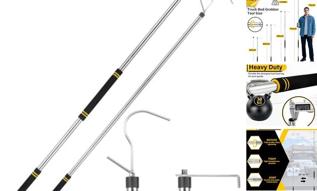 Truck Cargo Grabber, Cargo Grabber Pickup Truck Bed 34-77 inch Sturdy Truck