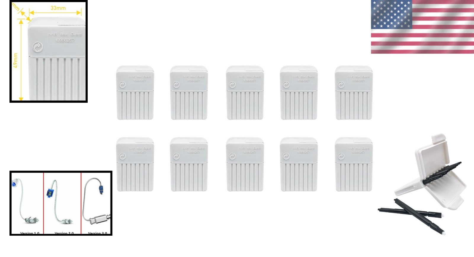 Replacement Filters 10-Pack for Sony C10 & E10