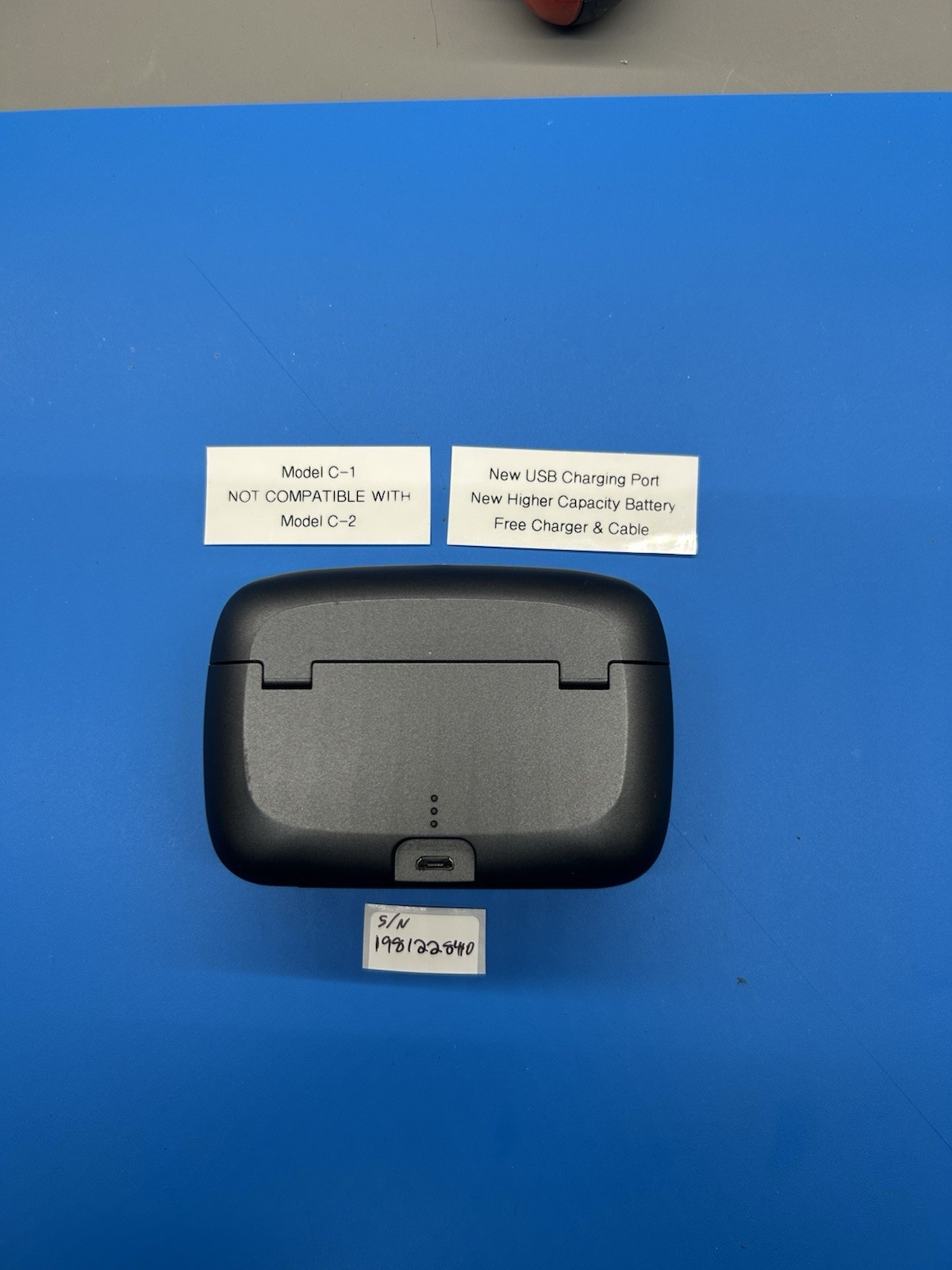 Resound Beltone Model C-1 Hearing Aid Charging Case NEW USB Port & Battery (410)