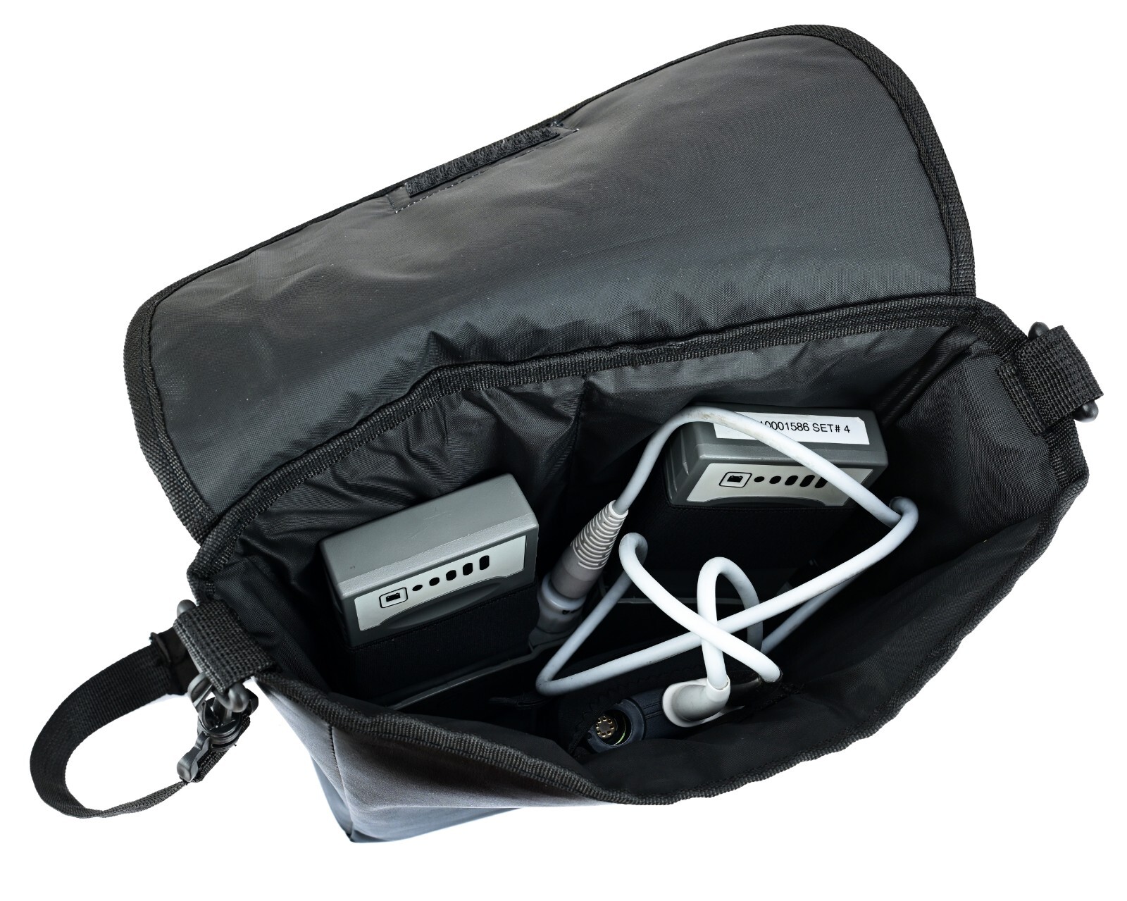 LVAD Hearmate 2 & 3 Black Travel Messenger Medical Bag For LVAD Accessories US