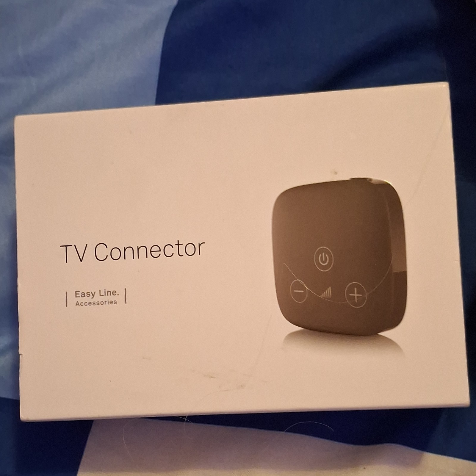 Easy Line TV Connector for Hearing Aid, Black