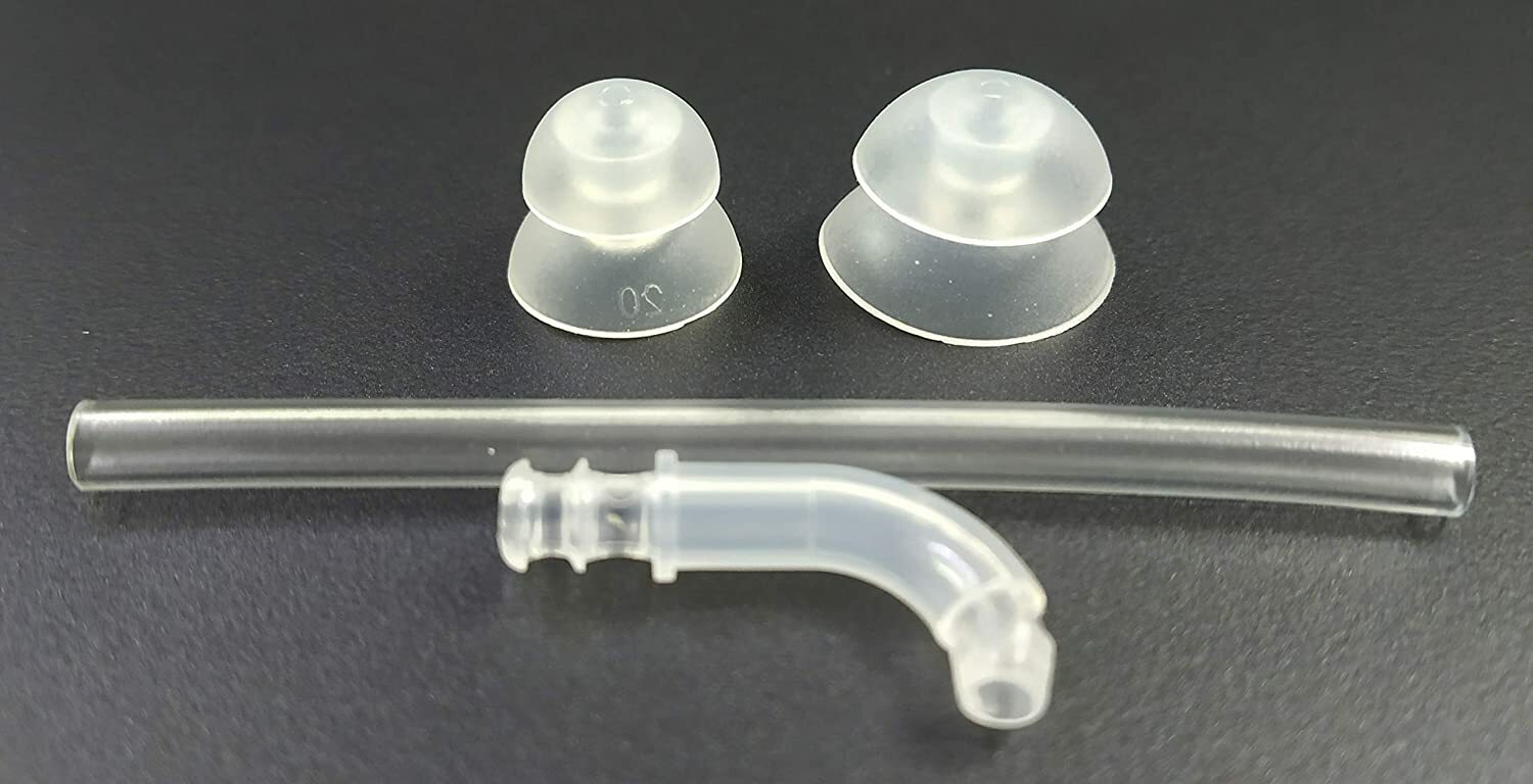 Coupling Set 2 PCS 8/10mm &10/12mm Dome With Adaptor and Tube for Signia Run P