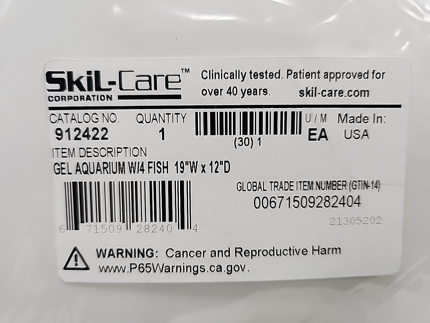 NEW Skil-Care Gel Aquarium 912422 Sensory Gel Pad Stimulator & 4 Fish Eye-Hand