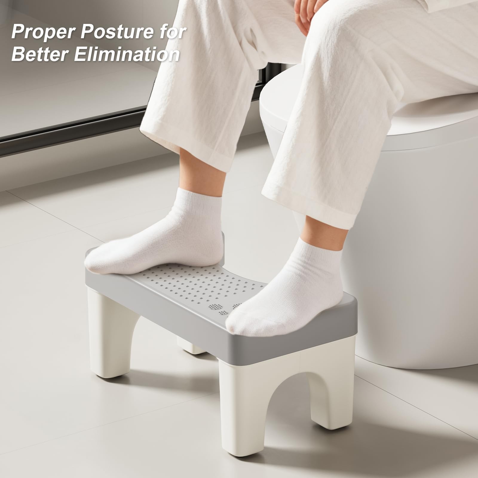 2 Pack Poop Stool Adult, Portable Toilet Stool Squat for Pooping, Travel Squatti