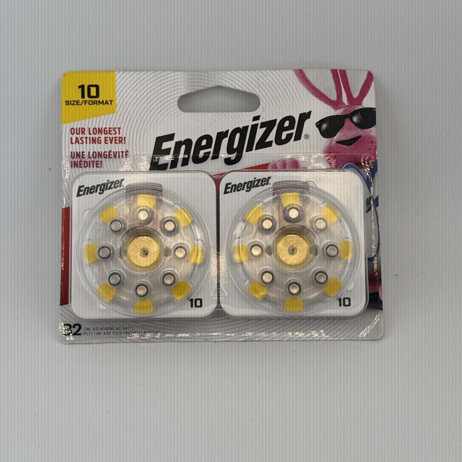 Energizer Size 10 Hearing Aid Batteries – AZ10DP-32 – New