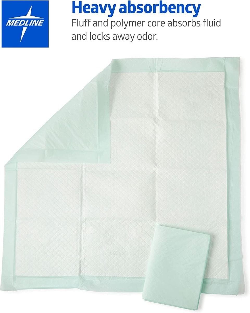 Medline Premium XXL 36×36″ Disposable Underpads MSC282070LBZ Maxi Absorbency