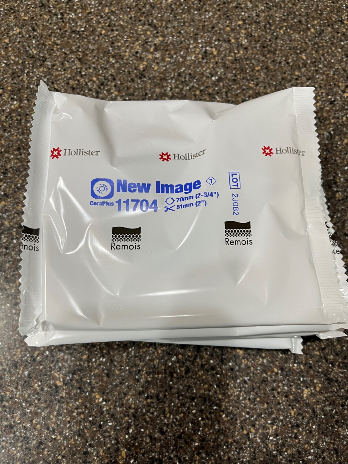 Hollister #11704 CeraPlus Skin Barrier 70mm CTF 2″ – 5Ct New Packaging 12-01-28