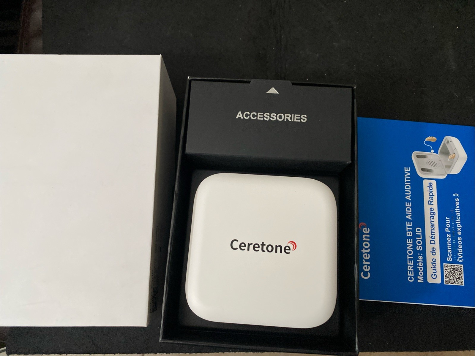 Ceretone Solid OTC Rechargeable Hearing Aid – Model: CE-D12BT