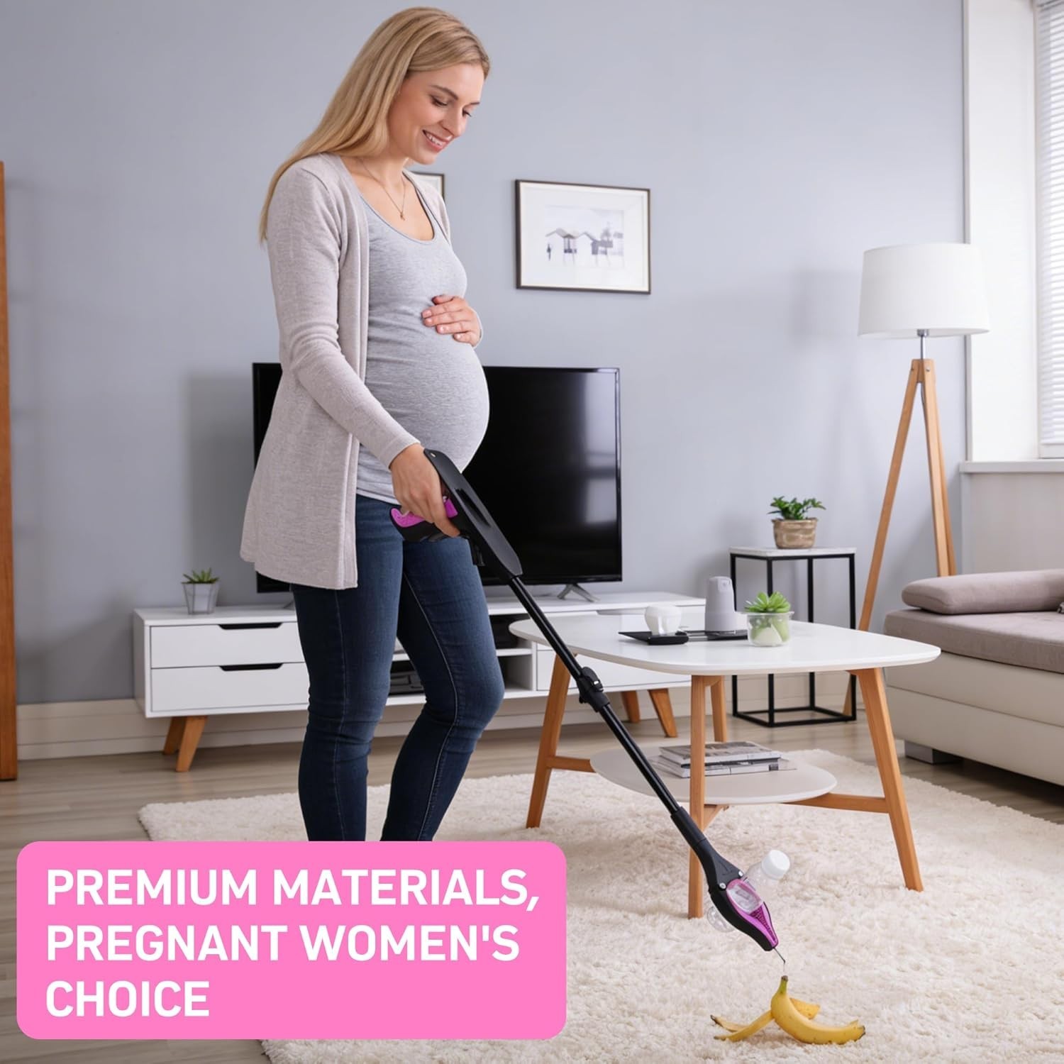 Ergonomic 360° Rotating Grabber Tool with Shoehorn – Ideal for Limited Mobility