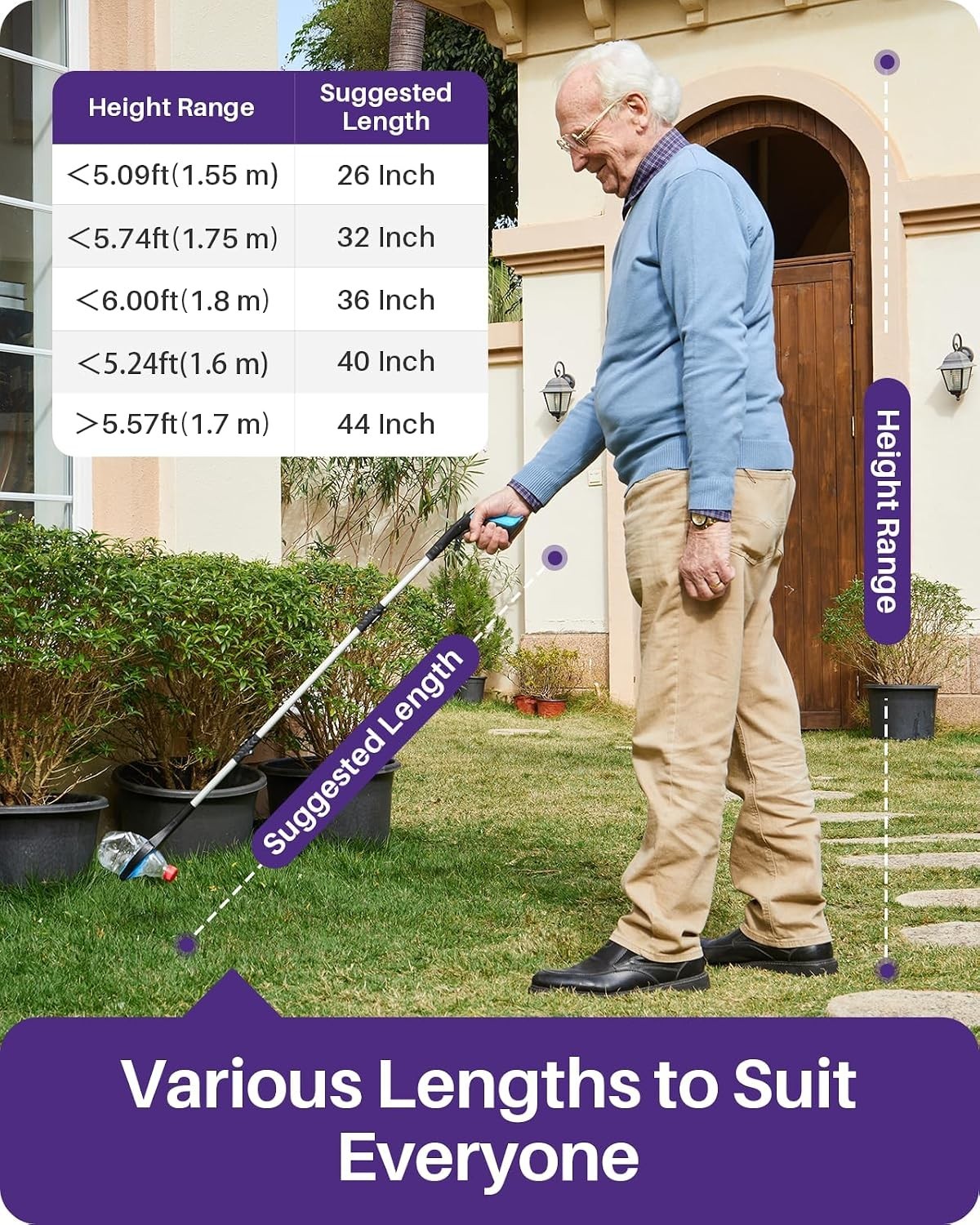 Ergonomic 26-Inch Reacher Grabber with 4-Inch Claw – Empower Your Independence