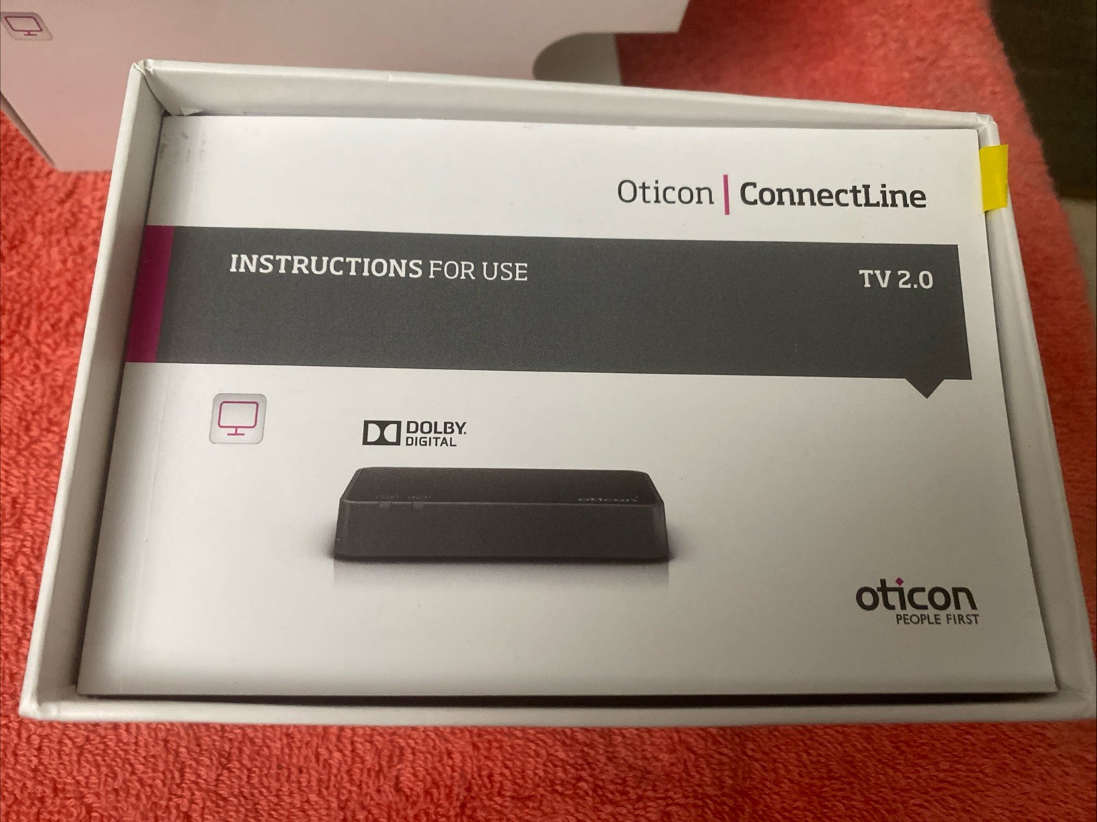 Oticon ConnectLine TV Adapter 2.0 for Hearing Aids – NEW Open Box