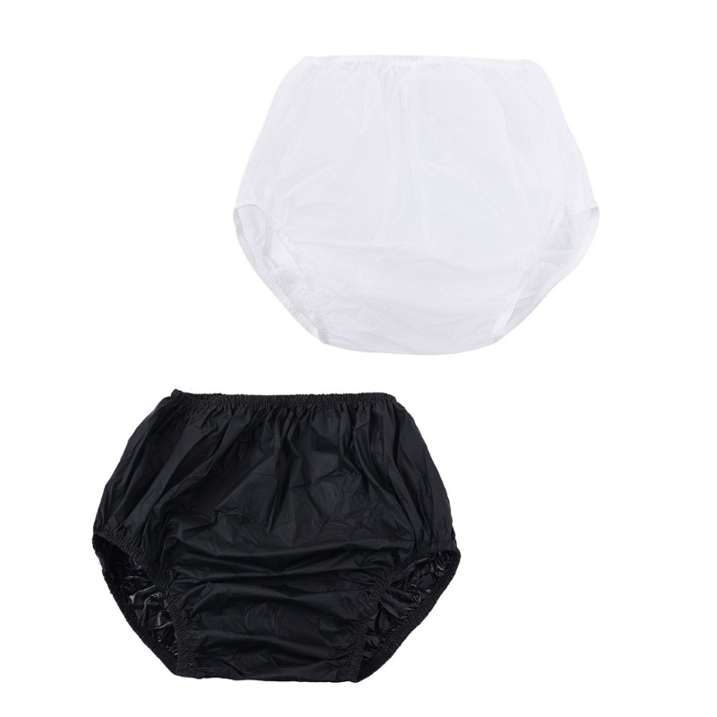 Adult Diaper Cover Incontinence Underwear Leakproof Plastic Pants for Security