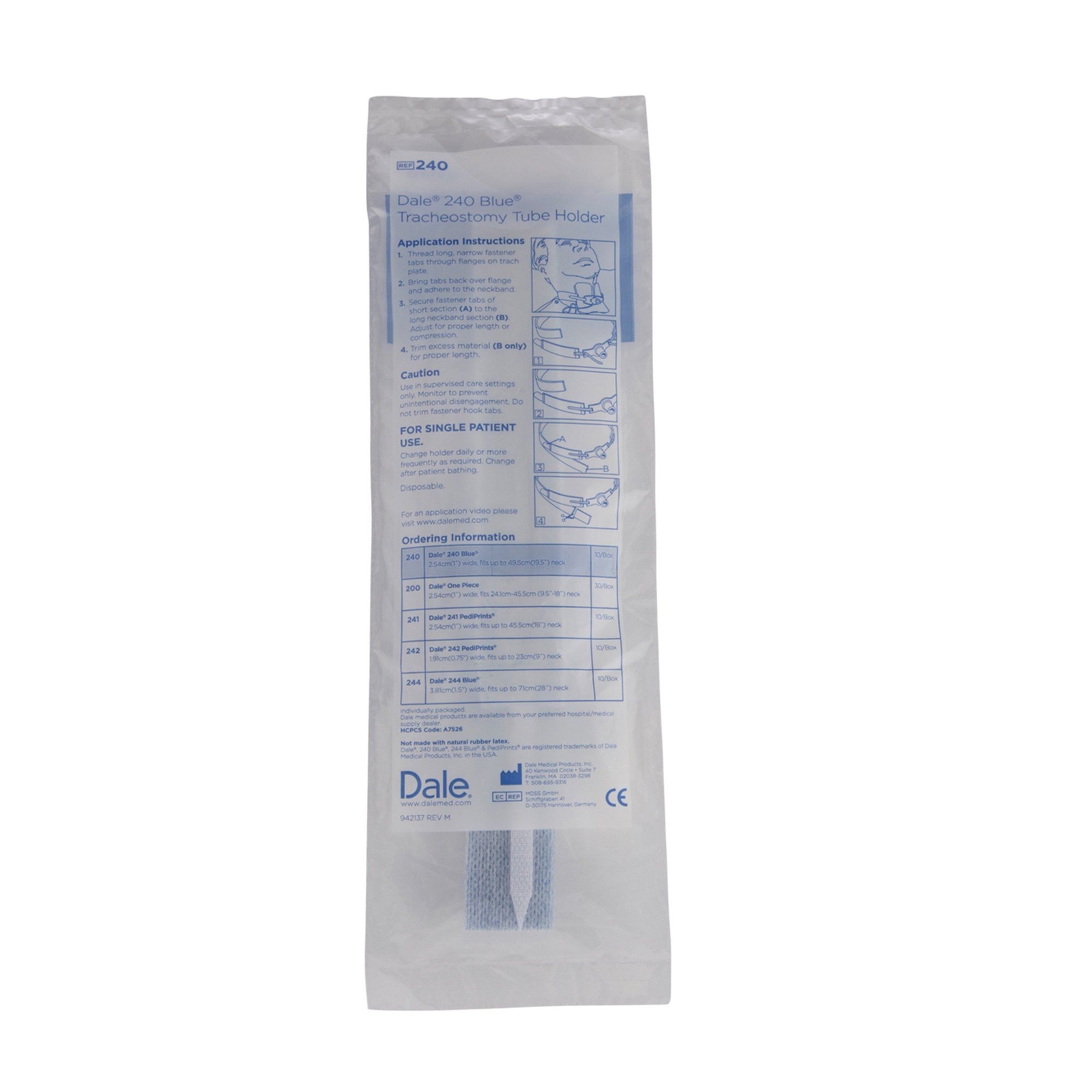 Dale Tracheostomy Tube Holder (BX/10)