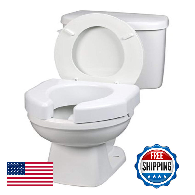 Sp Ableware Sp 3 Inch Extender Booster Elevated Raised Toilet Seat Risers For