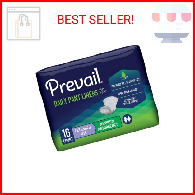 Prevail Daily Pant Liners Unisex Incontinence Liner Extended Wear 28″ L PL-115,