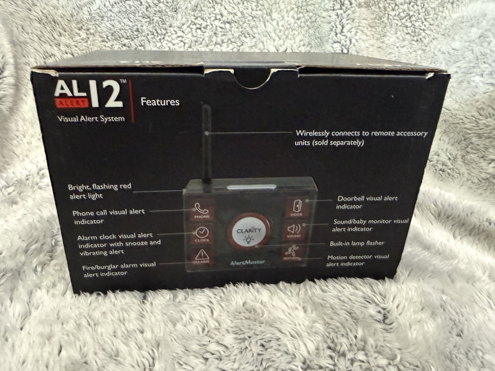 NEW Clarity AlertMaster AL12 Visual Alert System Hearing Impaired NIB