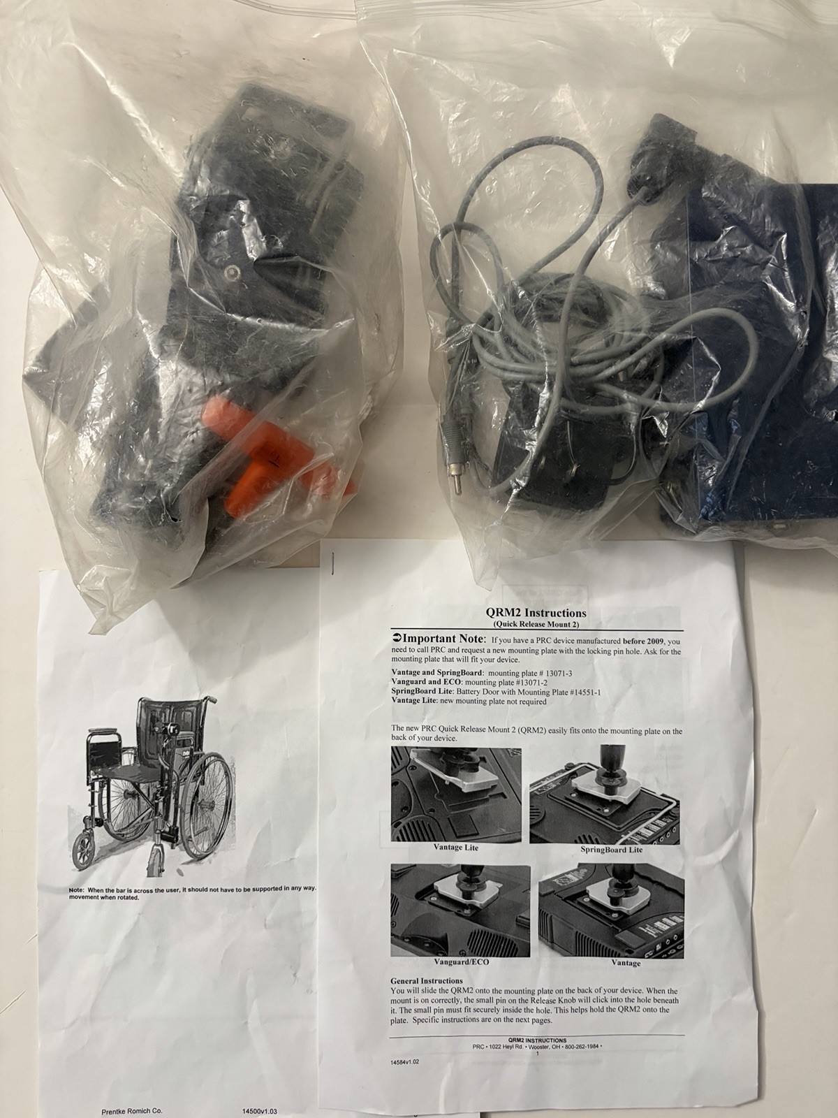 PRC ECO2 Touchscreen Speech Communication Device Prentke Romich with Mount & Bag