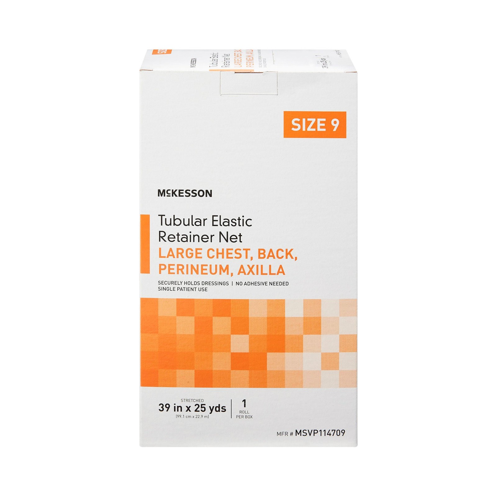 McKesson Elastic Net Retainer Dressing 39″ x 25 Yd Sz. 9 1 per Box