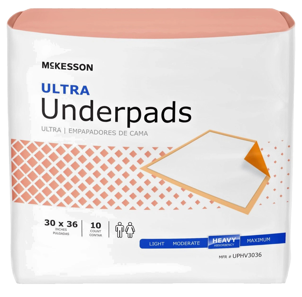 20 McKesson Ultra Underpads Heavy Absorbency Odor Control 30 x 36″ Free Shipping