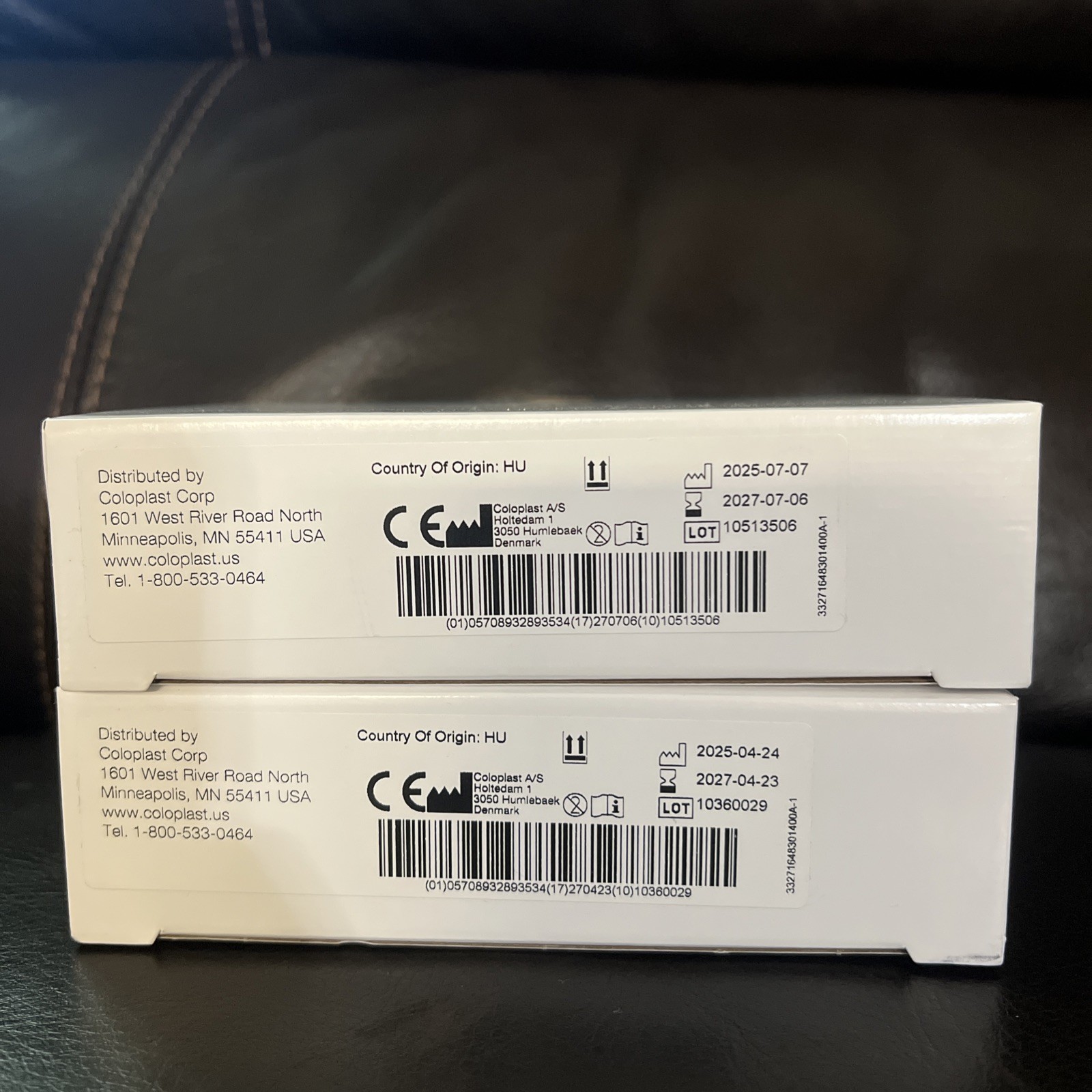 Lot of 10 Coloplast 16483 SenSura Mio Convex Light Ostomy Barrier Exp 2027